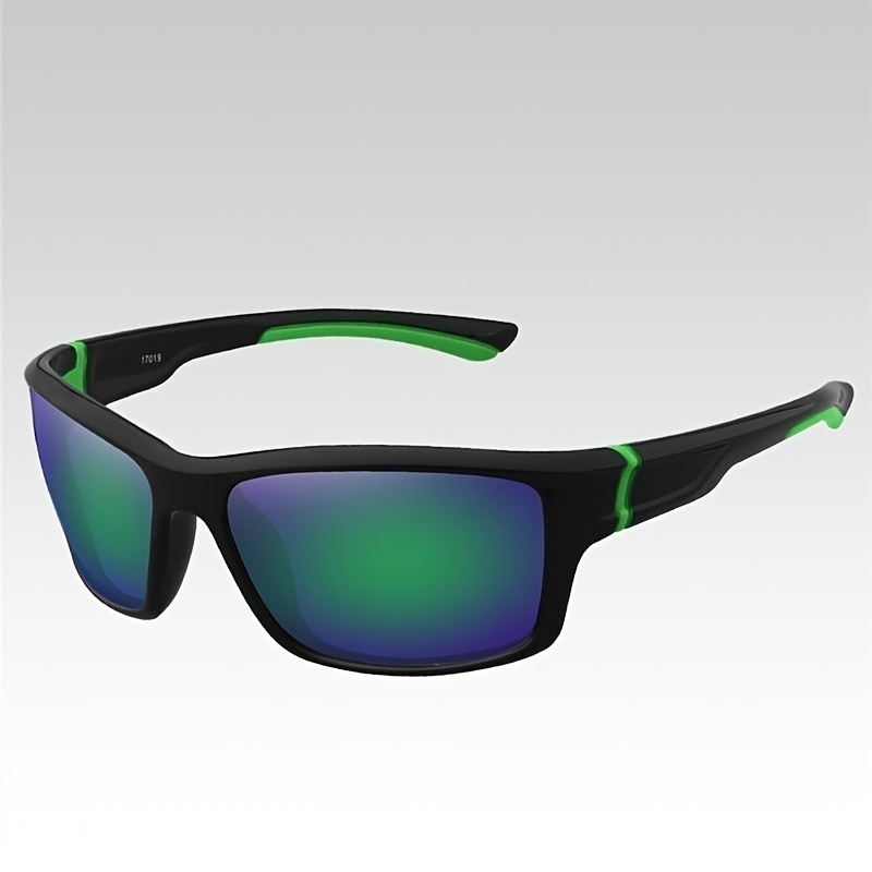 Sport Black with Blue Accent Polarized Sunglasses