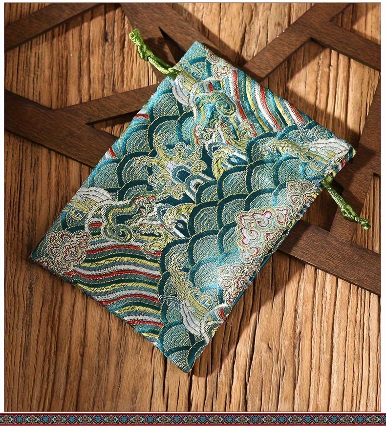 Ancient Style Drawstring Bag Printing Bundle Pockets Gift - Temu