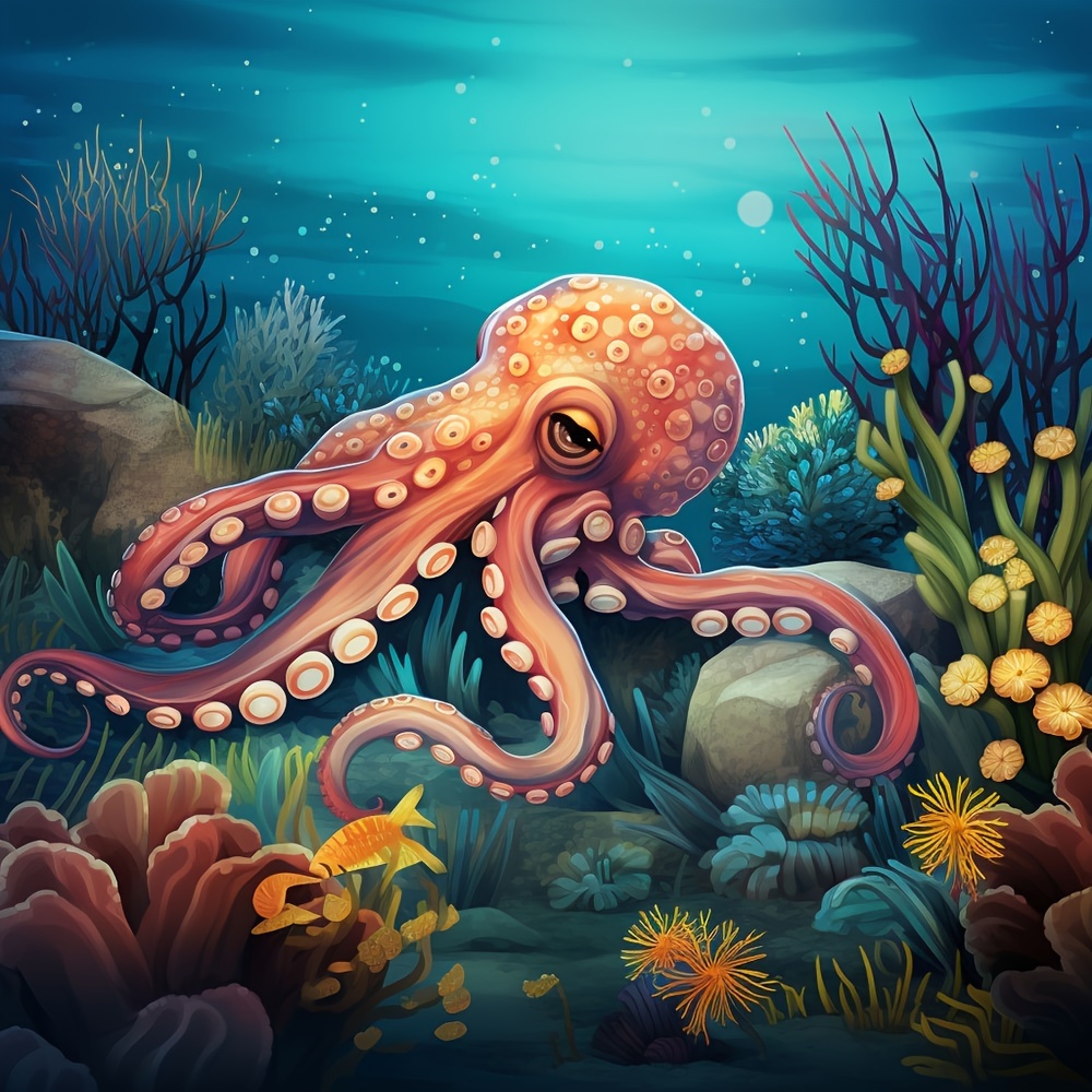 Octopus Diamond Painting - Temu Australia