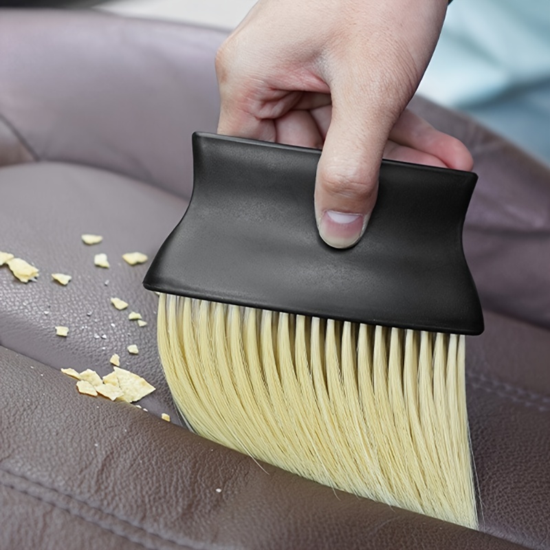 2 Pcs Car Detailing Brushes, Auto Interior Soft Hair Removal Brush
