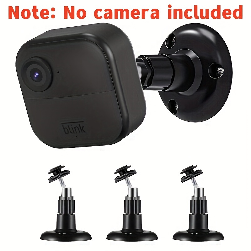 3pcs Third And Fourth Generation Blink Outdoor Camera Bracket 3 Pieces,  360-degree Adjustable Wall-mounted Bracket, Suitable For Blink Outdoor  Cameras