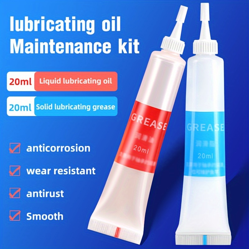 * Fishing Reel Maintenance Oil Set, Fishing Wheel Disc Lubricant, Including  Liquid Lubricant And Solid Grease