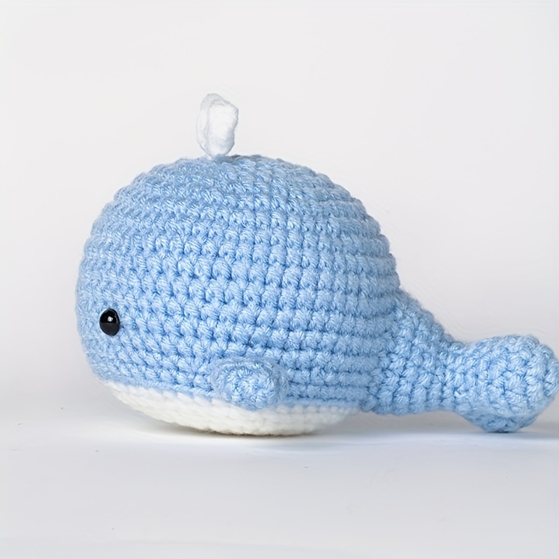 Diy Jellyfish Image Crochet Material Bag Wool Knitting Kit - Temu