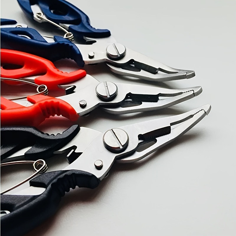 Multifunctional Stainless Steel Fishing Pliers Curved Mouth - Temu