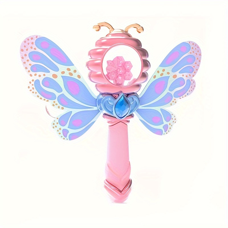 New Style Magic Wand Electric Fairy Wand Toys Musical Light Pretend Toy  Role-playing Props Halloween Christmas Gift For Girls