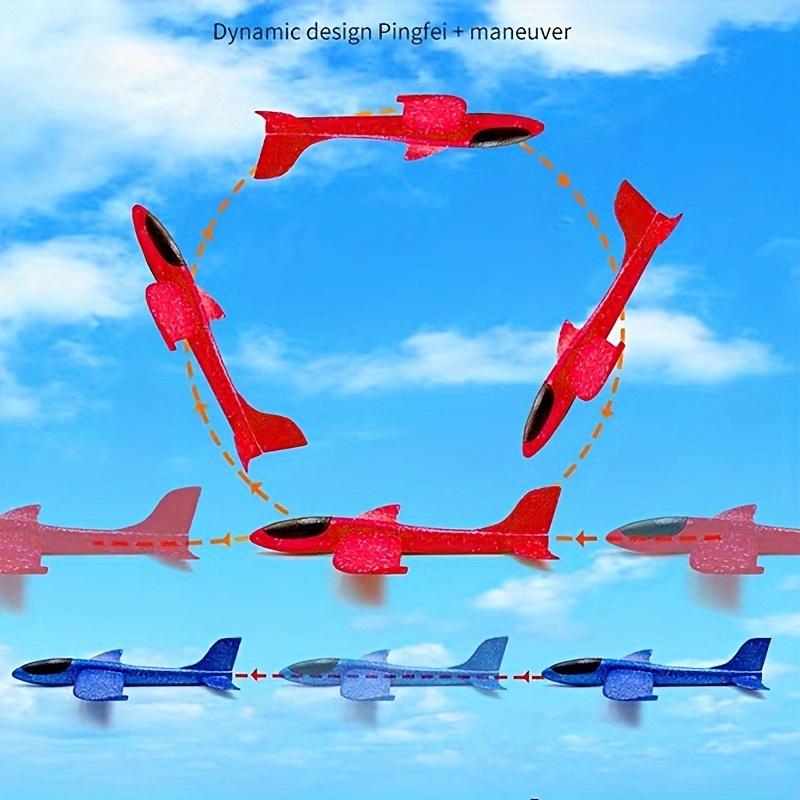 Foam Airplane Gun Type Glide Launch Outdoor Interactive Temu