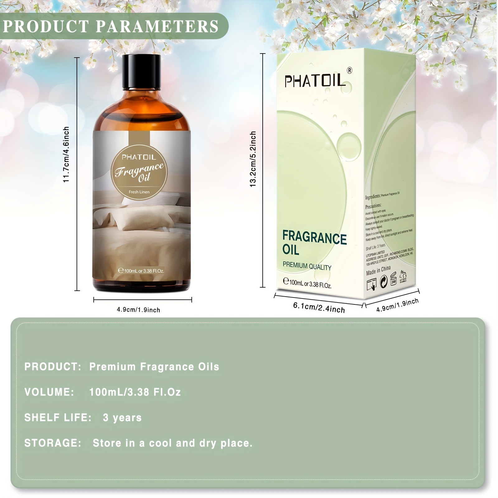 0.33fl.oz Fresh Linen Fragrance Essential Oil Perfume Oil For Diffusers  Humidifier Home Massage Bath Sleep Relaxation - Temu