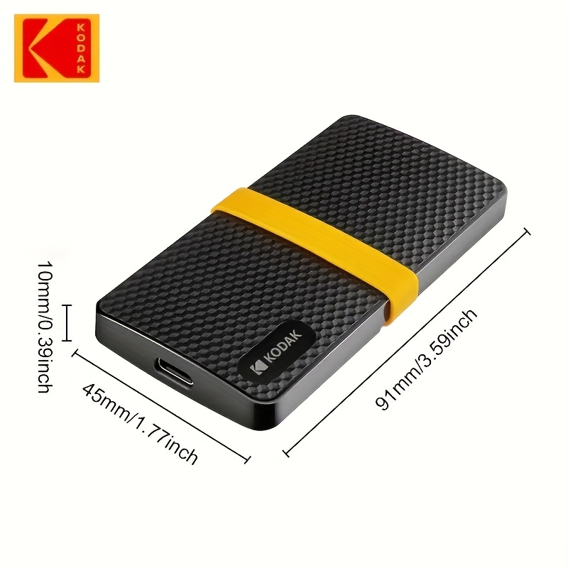 KODAK X200 PRO Disque Dur Externe SSD HD Externo 2 To 1 To - Temu