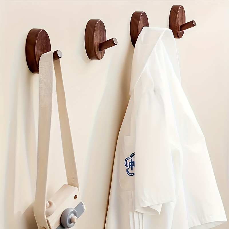 Boho Hooks Wooden Cylindrical Coat Hooks Foyer Bathroom - Temu