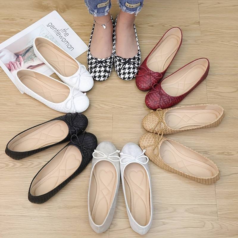 Scarpe Basse Eleganti Ballerine Mary Jane Donna - Eleganti Con Tacco Basso E Cinturino Scarpe Da Ballo Pizzo Tacco Basso