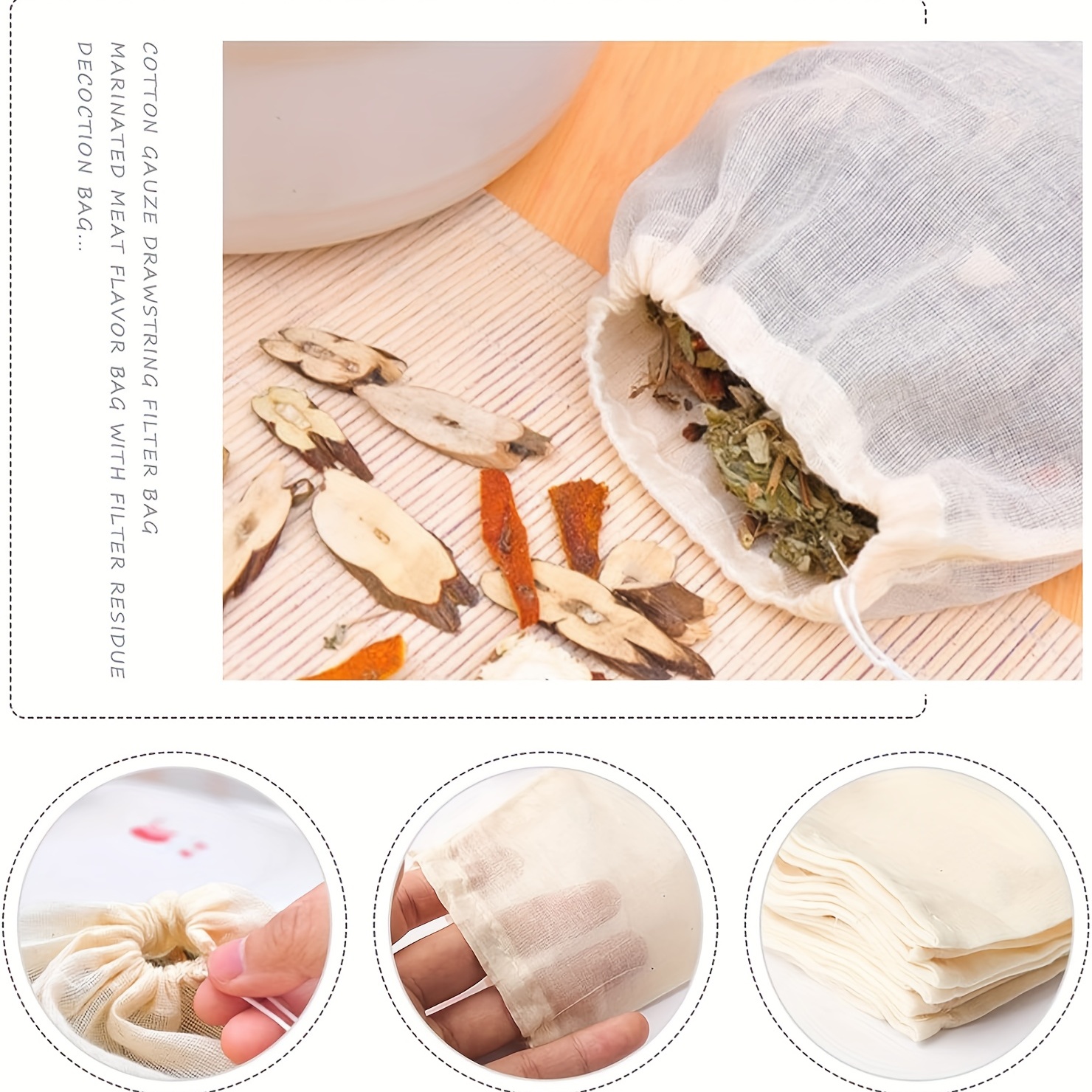 Cheesecloth Bags for Straining,Reusable Cold Brew Coffee Cheese Cloths  Strainer,Large Nut Milk Tea Juice Bag,100% Natural Cotton Fine Mesh Filter