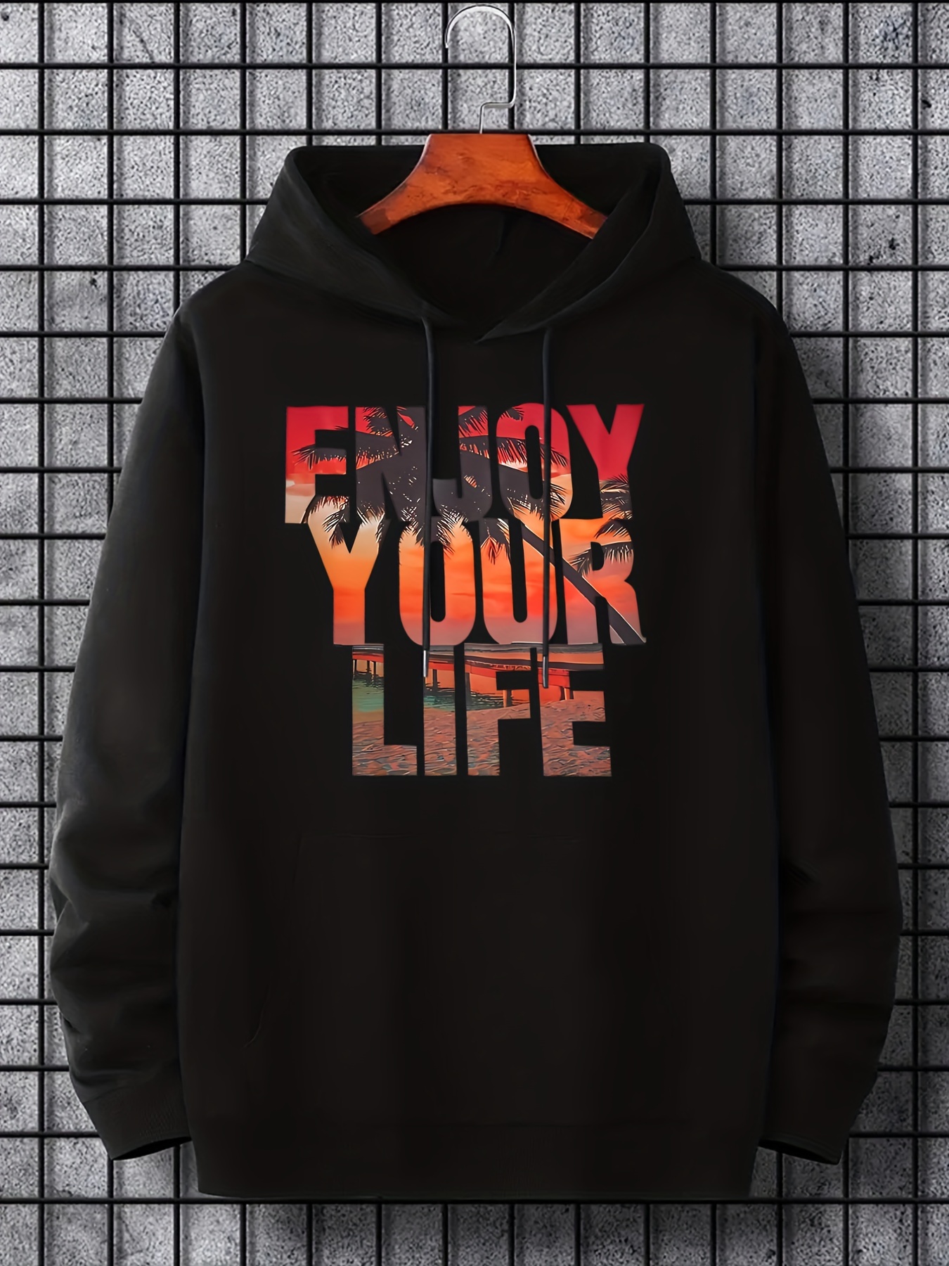 Enjoy Life Graphic Hoodie