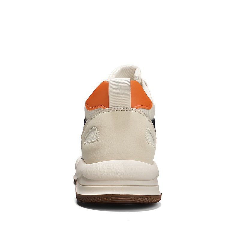 zapatillas deportivas casuales transpirables para hombres, zapatillas antideslizantes de moda con   de goma y parte   de tela, estilo de ocio, otoño,  , xia, invierno detalles 4