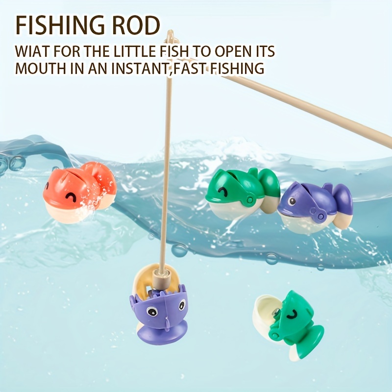 Fishing Toys Rotating Fishing And Catching Fish Toys Set Christmas New  Year's Gifts