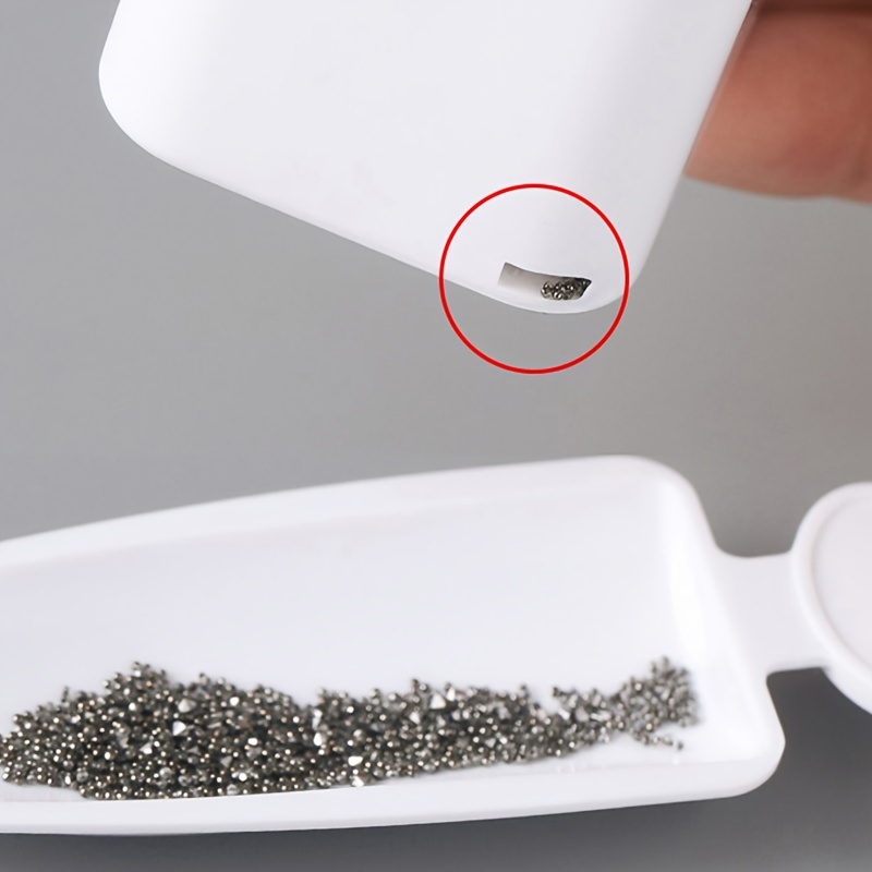 White Dip Powder Recycling Tray System, Nail Tech Must Have Nail Dust  Collector For Nail Glitter Recycling Box Dip Powder Organizer With Scoops  And