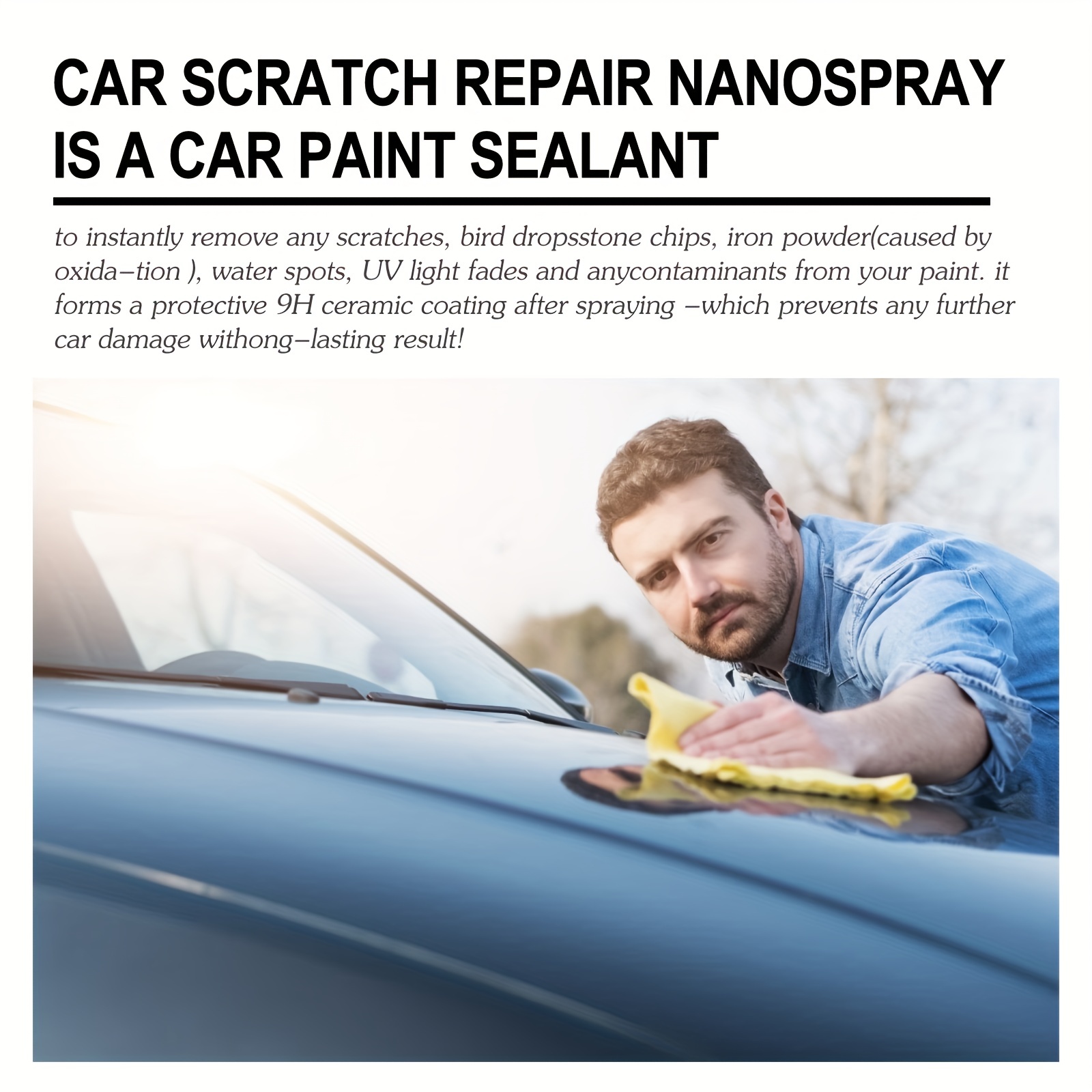 3 in 1 high Protection Fast car Ceramic Coating Spray, Plastic Parts  refurbisher, Fast fine Scratch Repair, Fast car Coating, car Scratch Nano  Repair