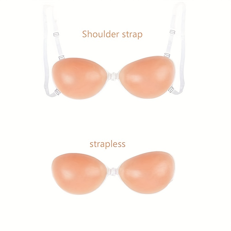 Self-adhesive bra, silicone, without shoulder straps