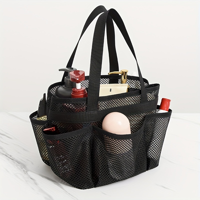 Large Capacity Mesh Beach Bag Multifunctional Foldable Handbag