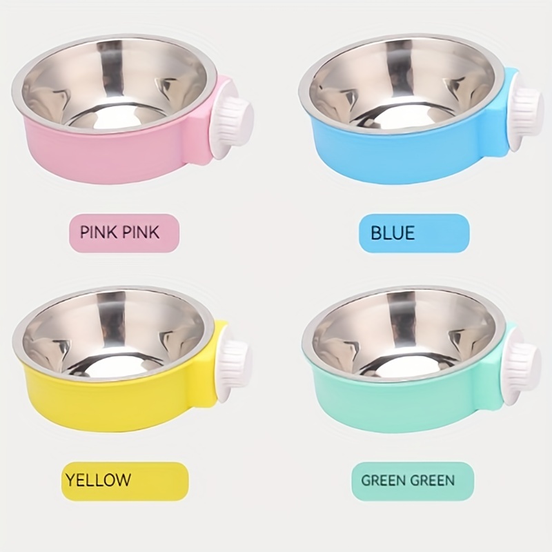 Hanging Pet Food Bowl Water Bowl Hooks High quality - Temu