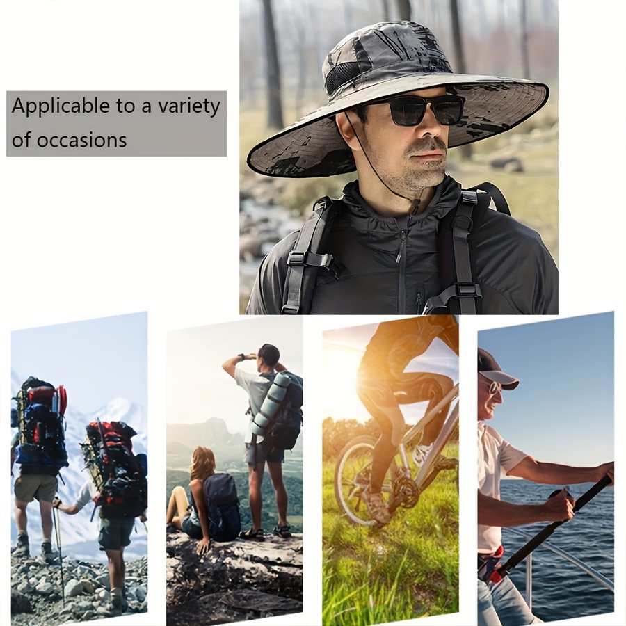 Wide Brim Sun Hats Waterproof Breathable Hat Fishing Hiking - Temu New  Zealand