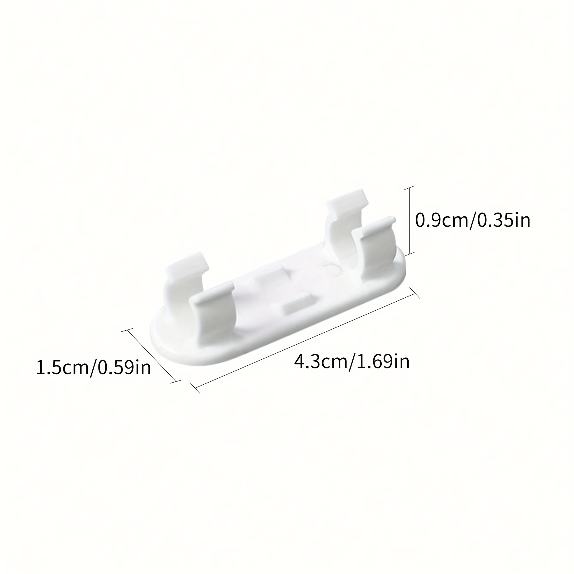 Self-Adhesive Cable Organizer for Wall Routing