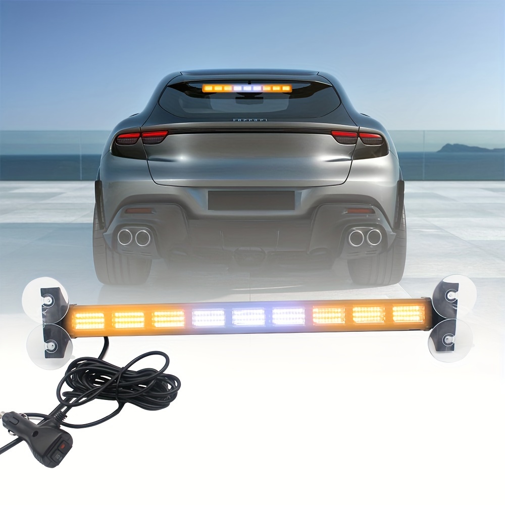 DV12V Auto Flash Strobe Lampe Verkehrs Polizei Sicherheit Warnung Anzeige  Rot Und Blau Orange Runde Decke Box LED-Lichter