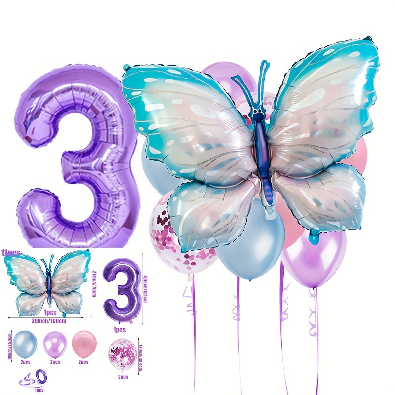 Large Butterfly Aluminum Foil Balloons Colorful - Temu