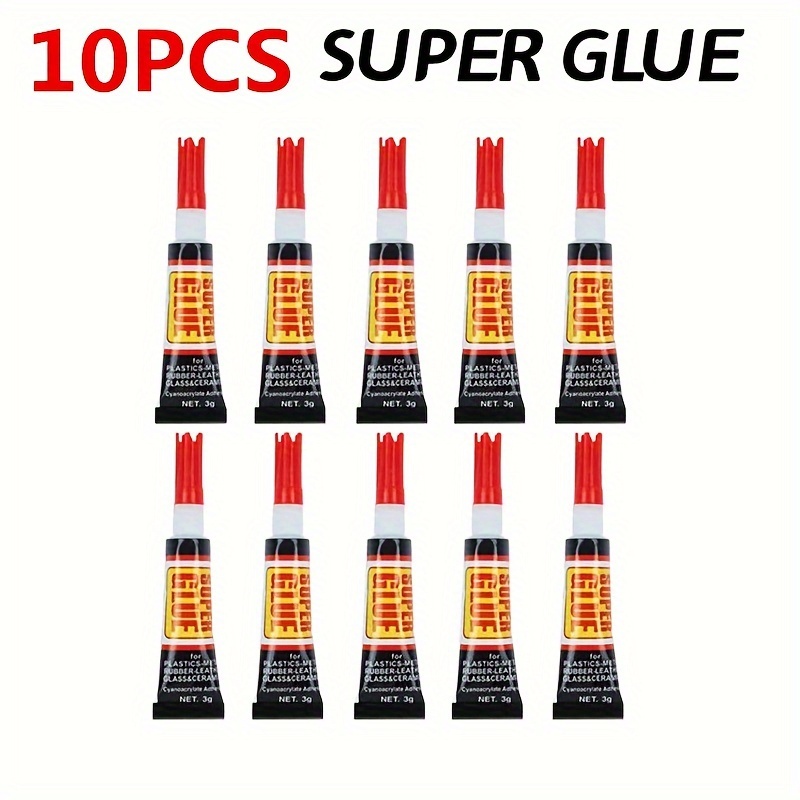 Super Glue All Purpose Adhesive,Super Glue Gel,Instantly Strong Adhesive for Bonding Glass,Mirror,Metal,Plastic,Rubber,Rock,Wood,Leather,Ceramics