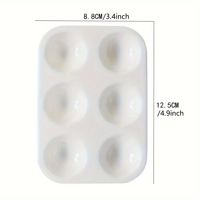 White Reusable Color Palette Washable And Thickened Hard - Temu
