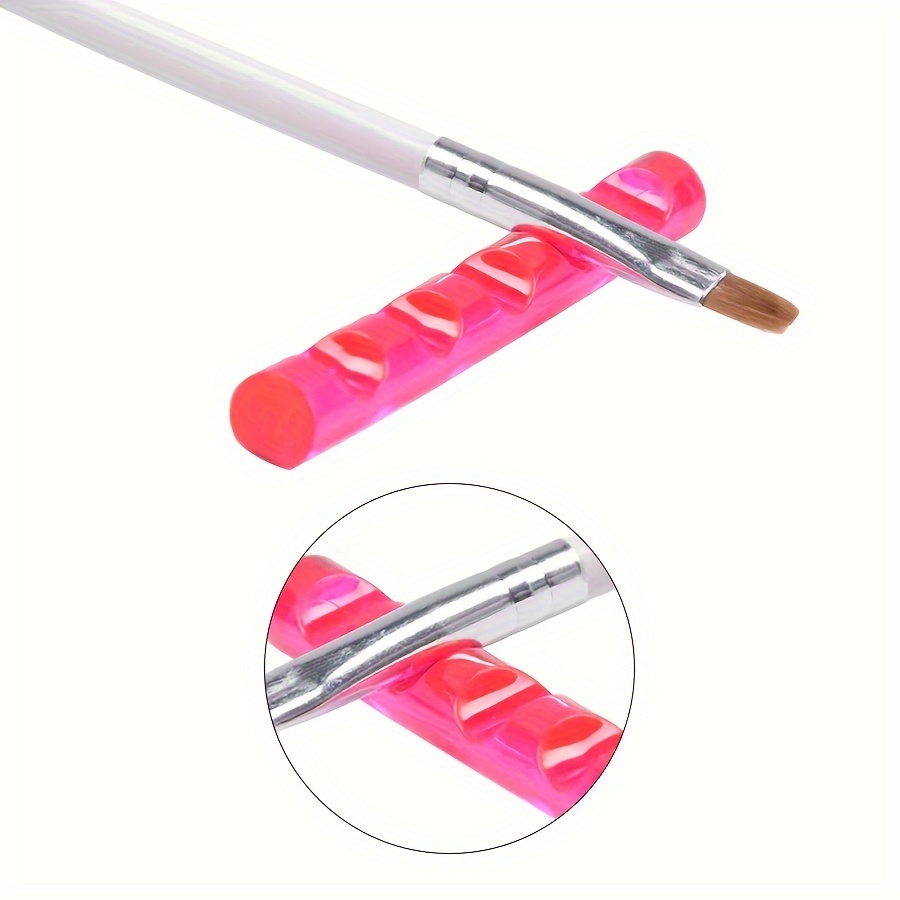 12 Pieces Nail Pen Holders, Makeup Brush Organizer, Nail Brush Holder  Stand, Acrylic Nail Painting Pen Brush Stand For Manicure Supplies