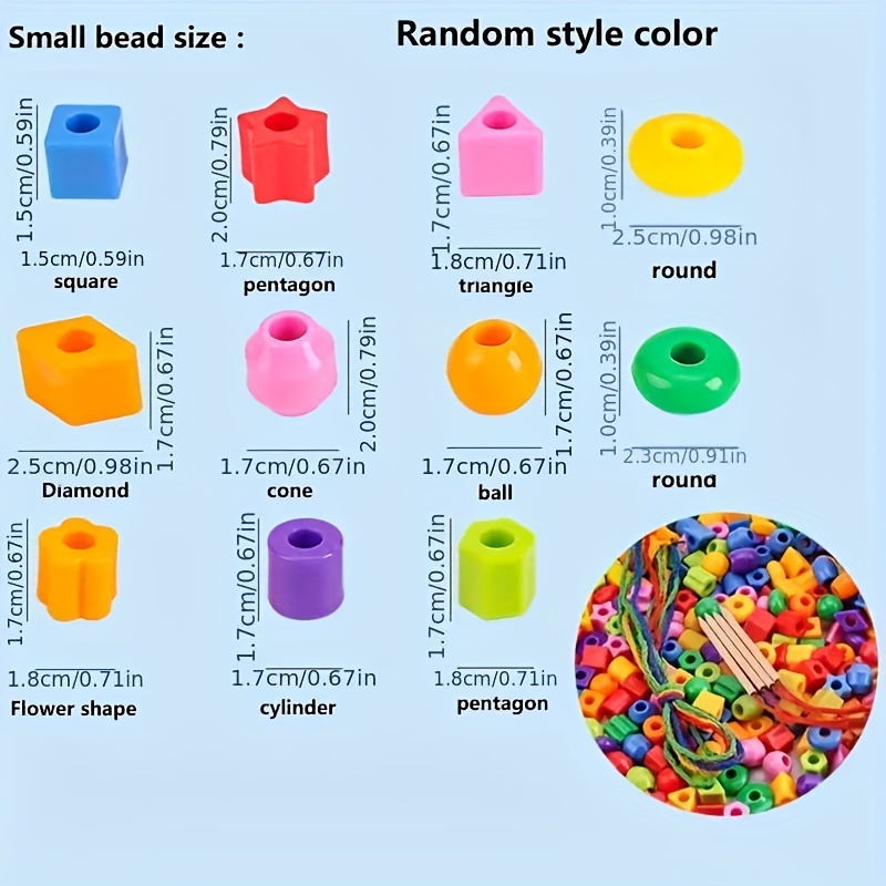 Giocattoli Per Braccialetti Didattici Fatti A Mano Con Perline Colorate  Morandi Per Bambini Divertenti Che Indossano Blocchi Geometrici Di Perline  Per Insegnare La Forma Del Corpo - Temu Italy