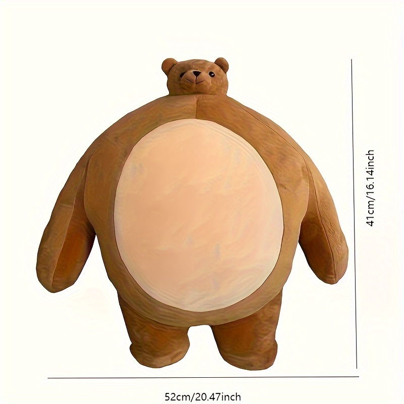 Bear plush with tiny head cheap