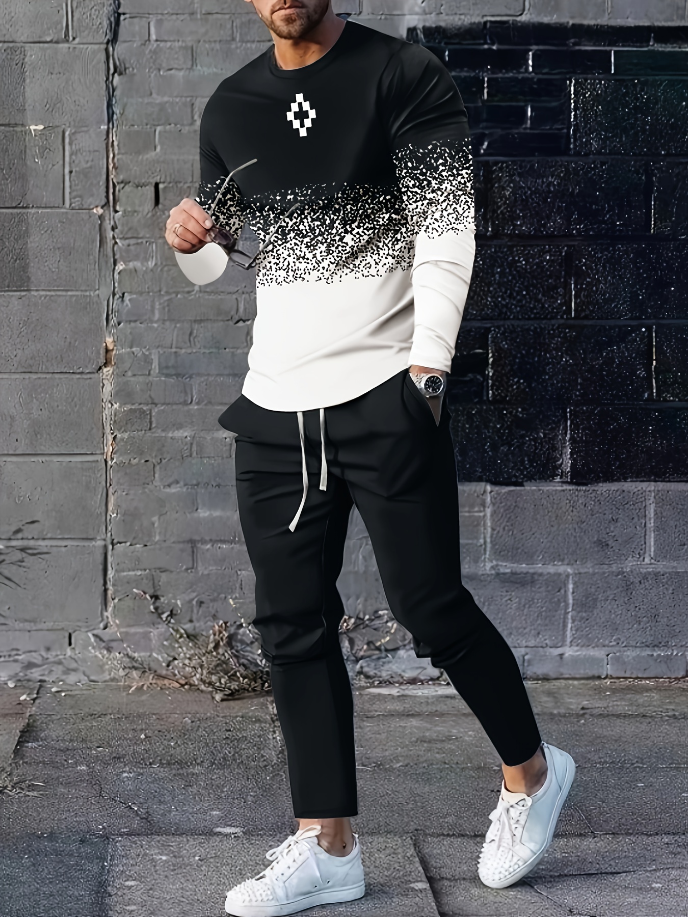 Black and White Sweatpants Outfits For Men (467 ideas & outfits