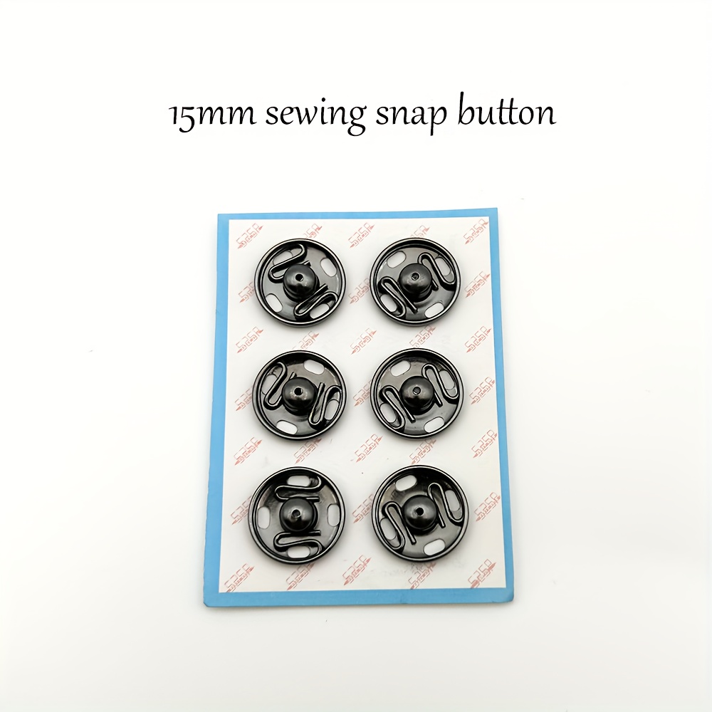 Sew Easy Assorted Silver Snap Fasteners