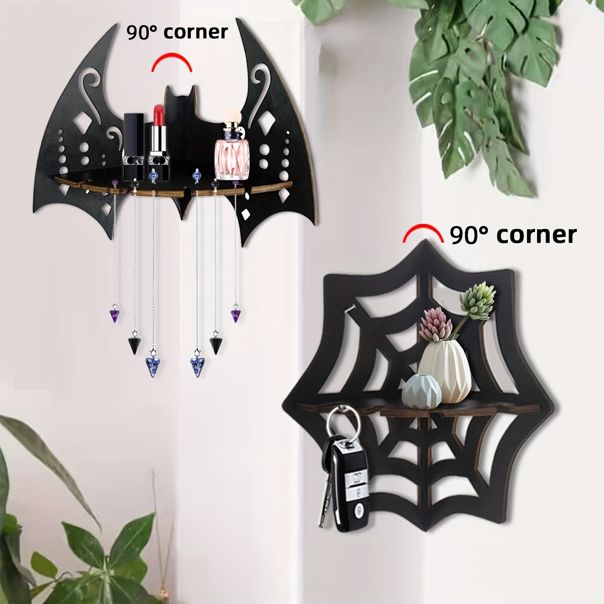 Gothic Gifts Bat Decor Candle - Goth Gifts for Women, Gothic Home Decor, Goth Stuff Room Decor and Goth Decor for Home and Bathroom, Christmas Goth