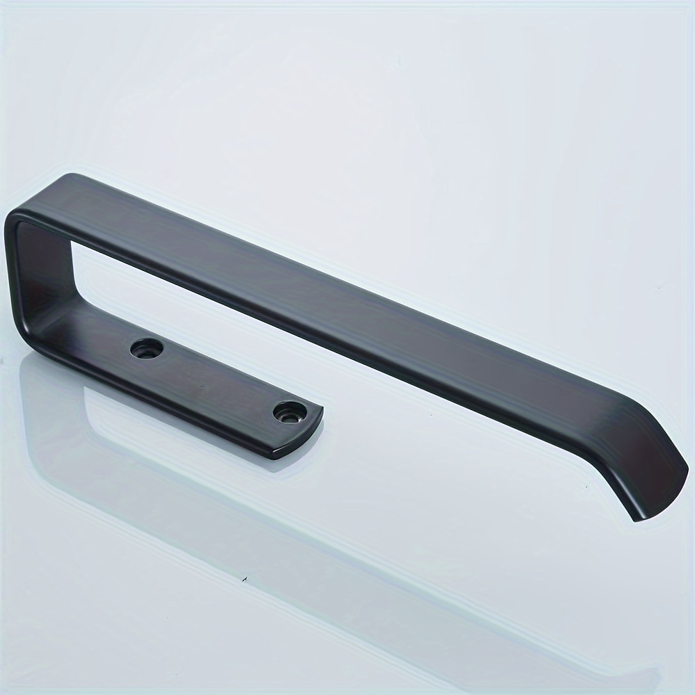 Stylish And Durable Black Towel Bar For Bathroom Punch free - Temu