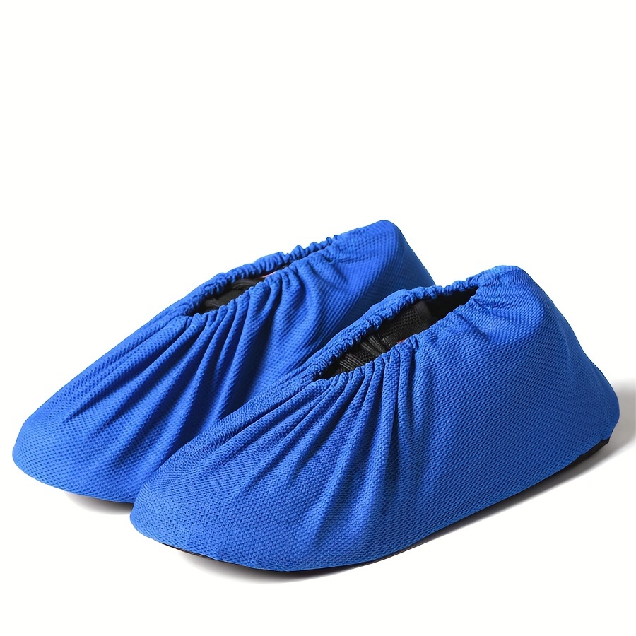 Image of 1 Pair Thicken Reusable Non-slip Shoe Covers Household Mesh Breathable Washable Keep Floor Carpet Cleaning Shoes Protector Cover
