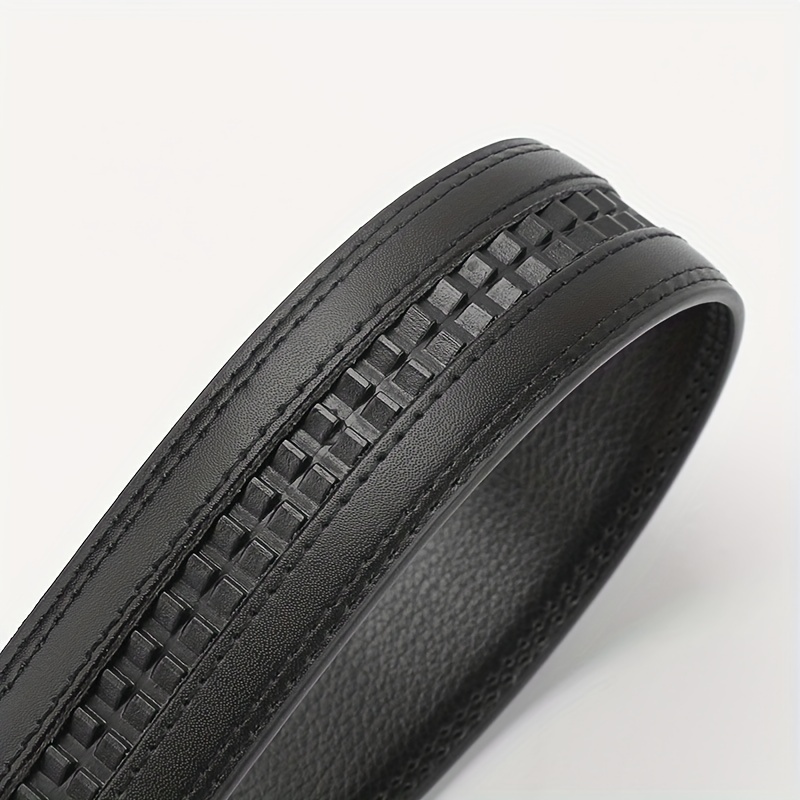 Men's Cowhide Automatic Buckle Business Leather Belt