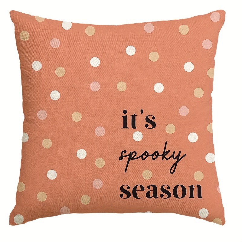 Halloween Pillow Cover Halloween BOO Pillow Pink Halloween 