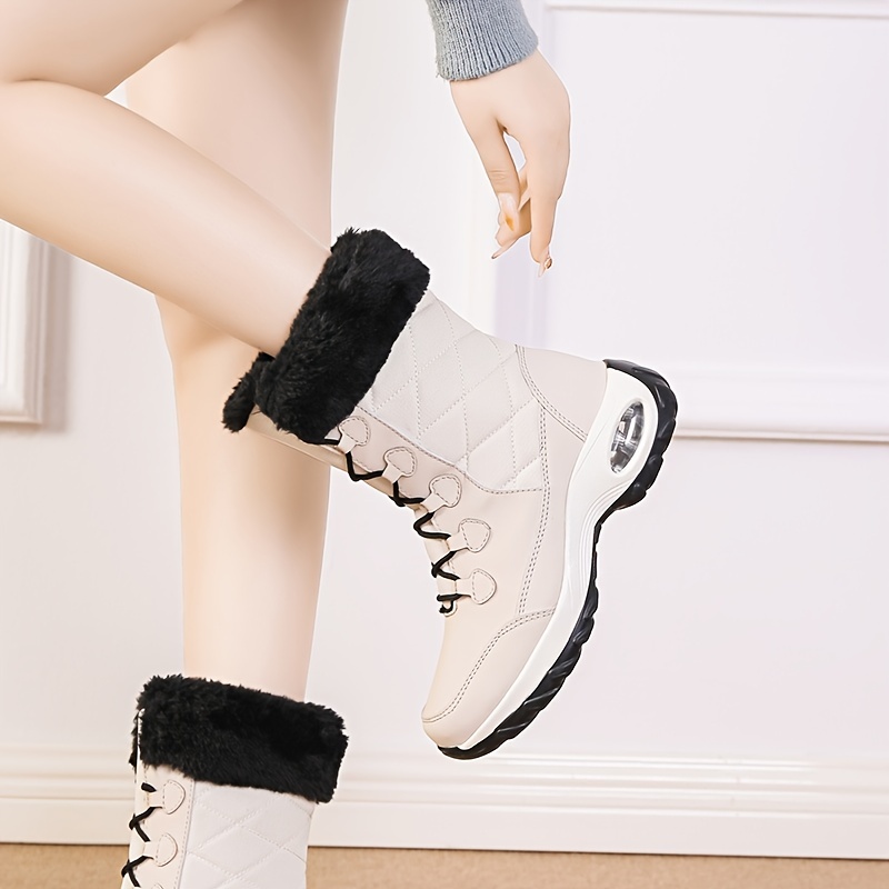 Fringe on sale snow boots