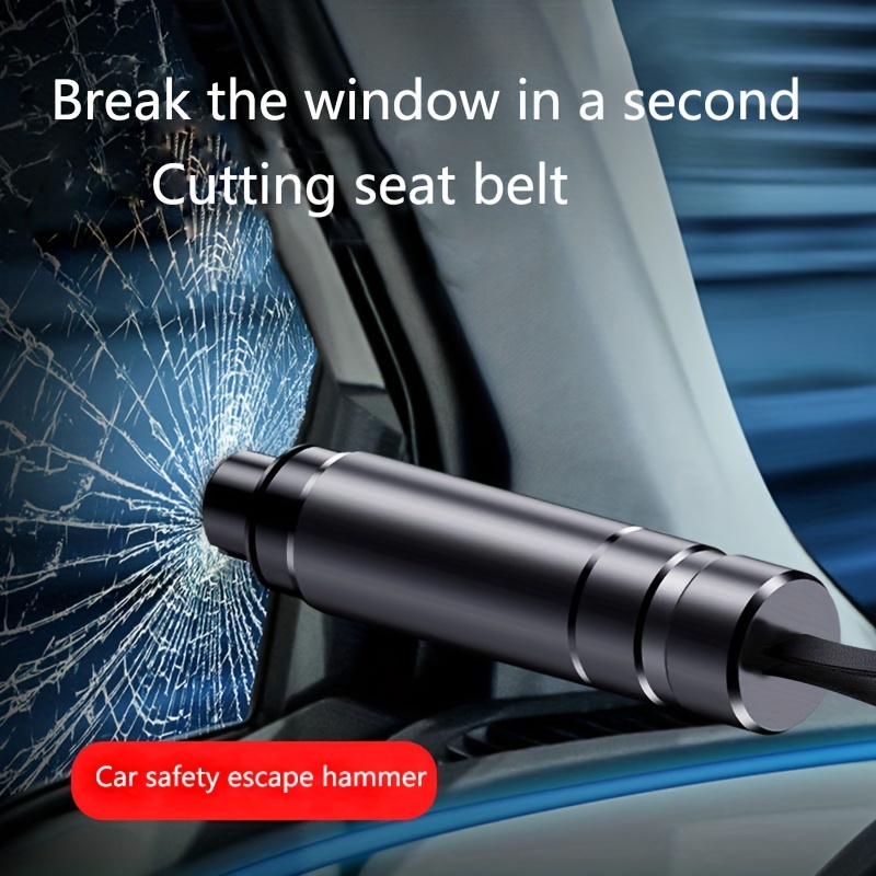 Safe Hammer Glass Breaker, Car Window Breaker And Seatbelt Cutter, Under  Water Seat Belt Auto Rescue Escape Emergency Punch Tool Safehammer, Car