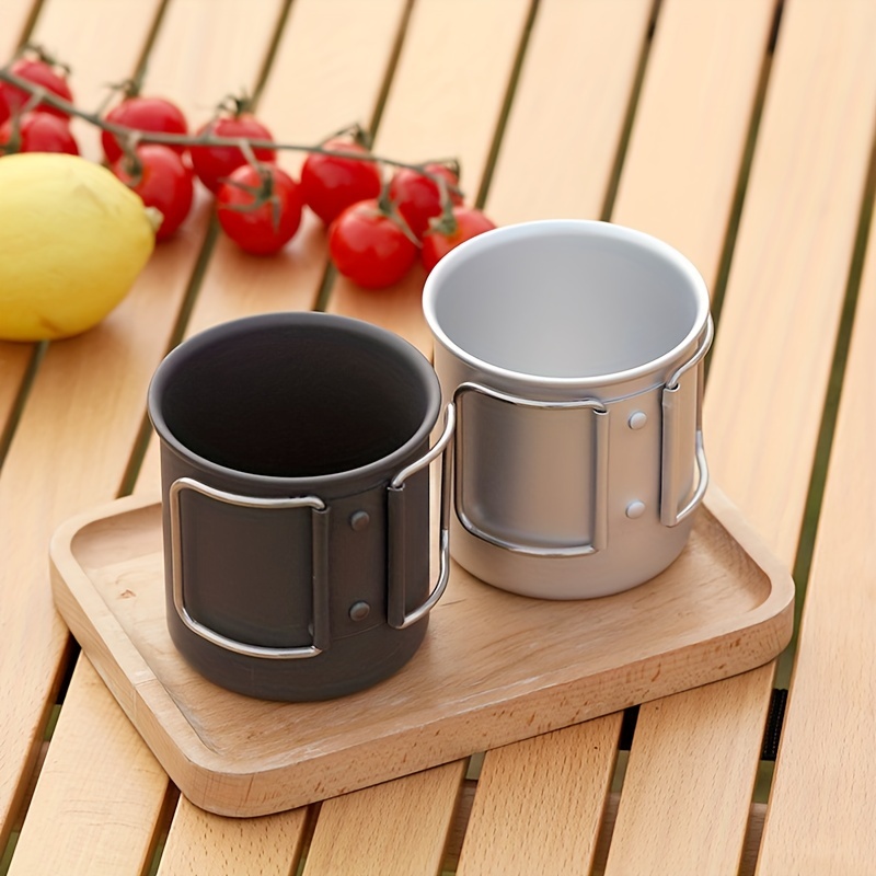 Mini Tea Cup, Aluminum Alloy Coffee Cup, Portable Coffee Mug Water