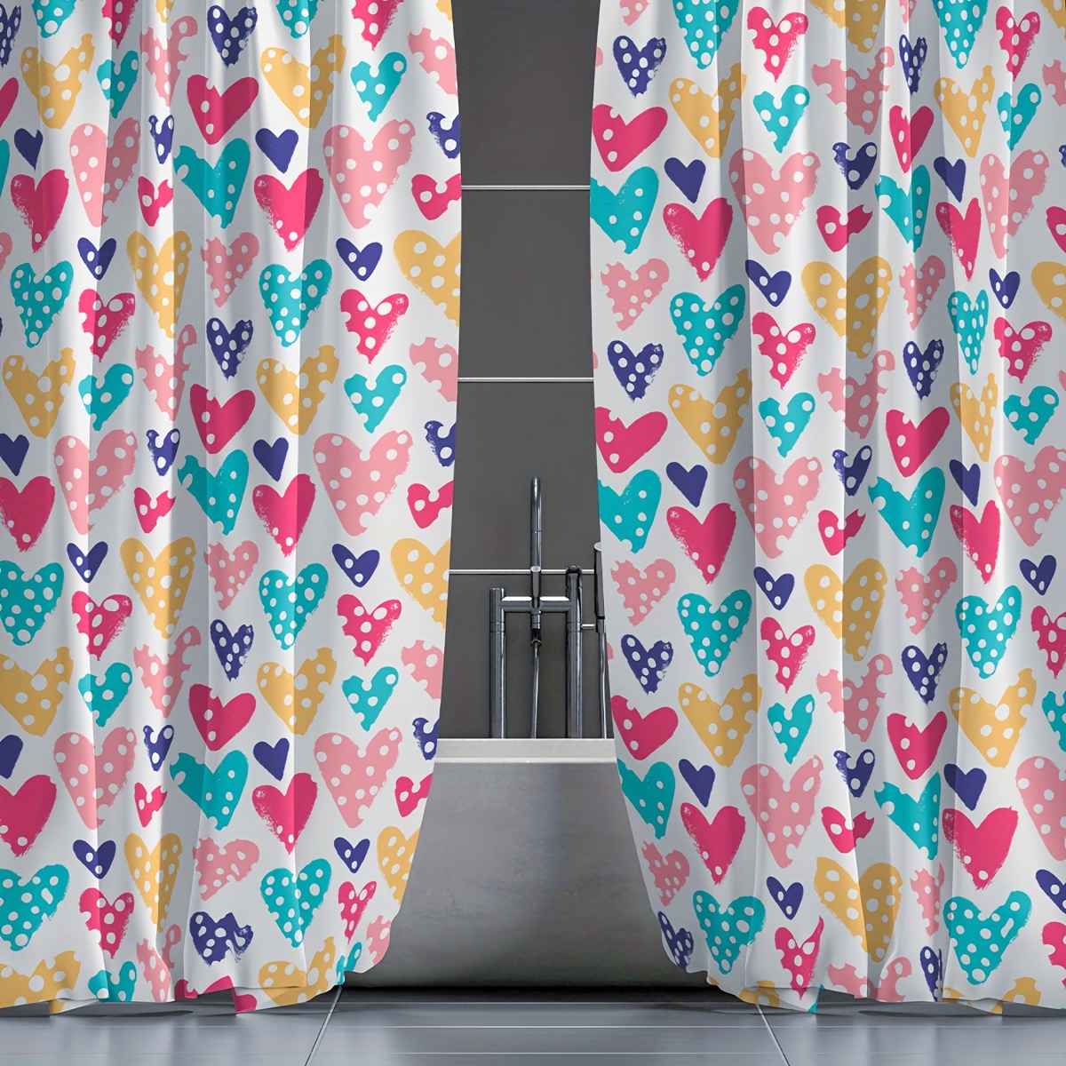 Waterproof Shower Curtain Liner 3d Cobblestone Pattern - Temu Canada