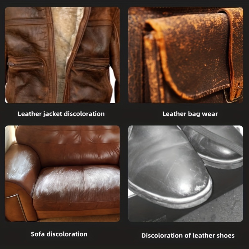 30ml Black Leather Paint Shoe Cream for Leather Sofa Bag Clothing Repair  Restoration Color Change Paint