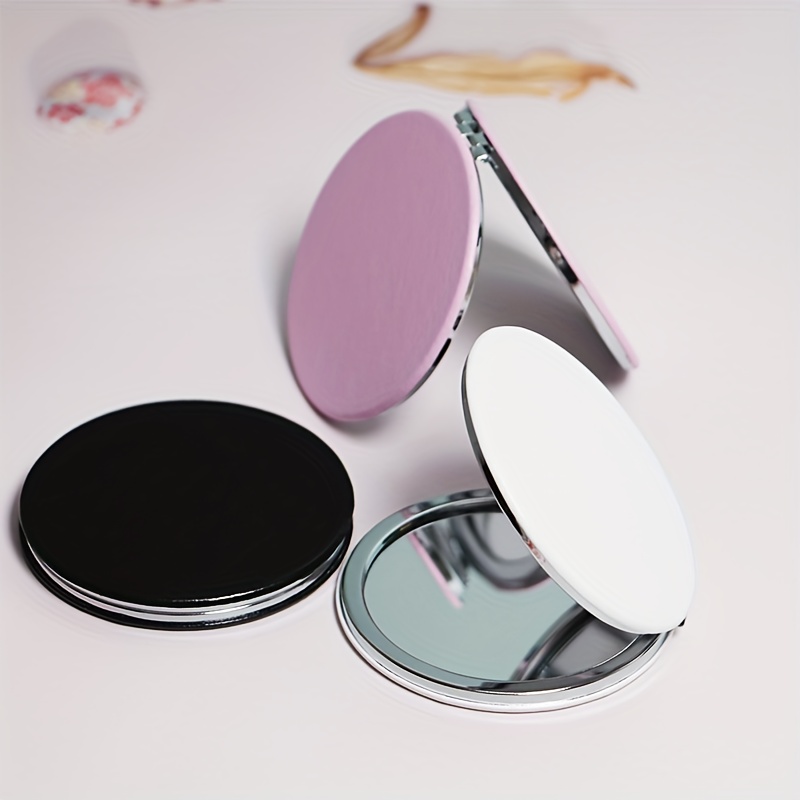 1pc Mini Makeup Mirror, Double-sided Folding Mirror, Portable