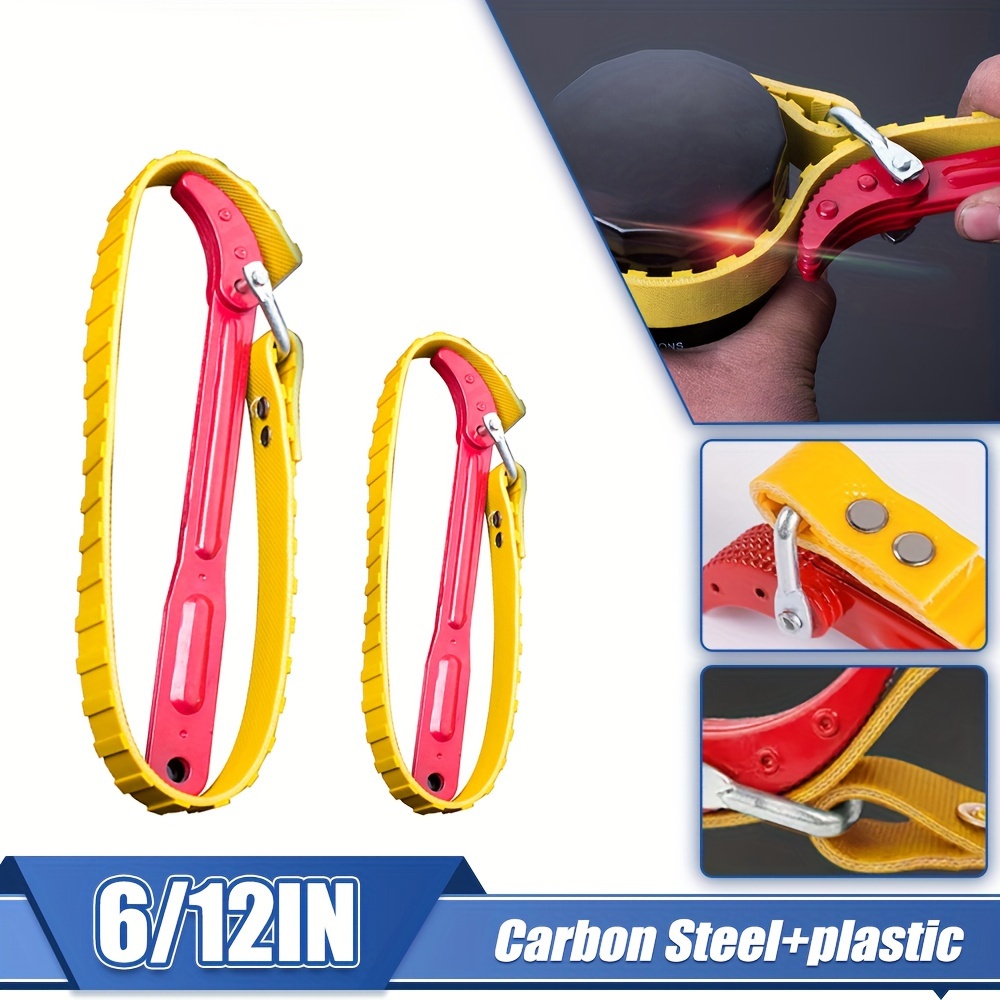 Alloy Steel Strap Wrench Belt Wrench Oil Filter Puller Strap - Temu Canada