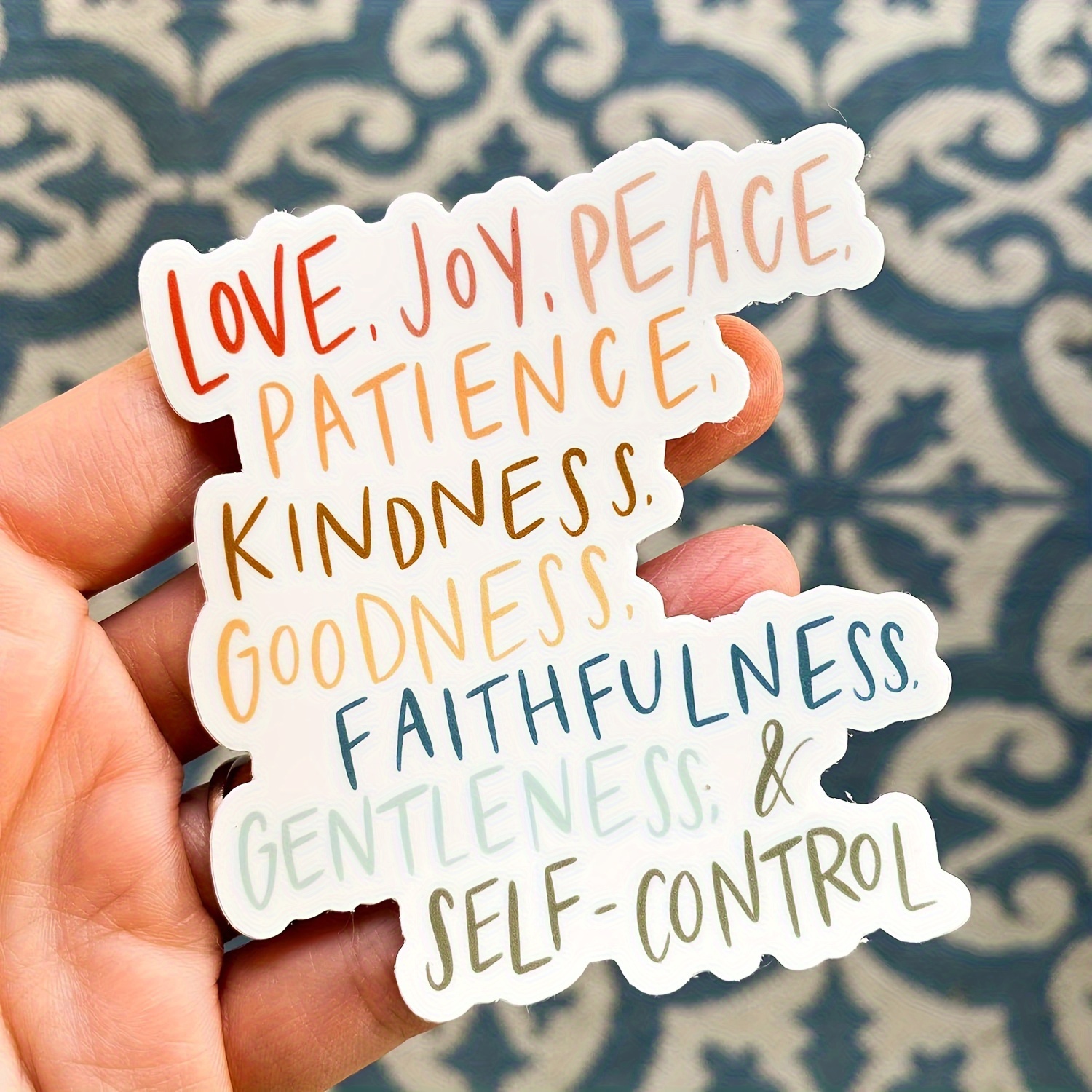 

Stickers|waterproof Stickers|love Joy Peace Kindness Laptop Decals, Stickers For Water Bottles, Car Decals, Skateboard Stickers, Funny Stickers, Small Gifts