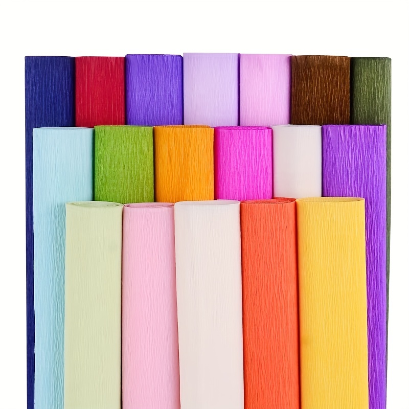 Colored Wrinkled Paper Roll Perfect For Diy Flowers Gift - Temu