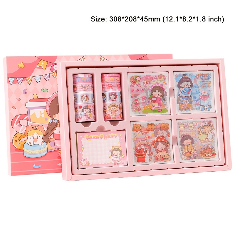 MAGICLULU 1 Set Pocket Tape Wedding Envelope Stickers Japanese Stickers  Vintage Stickers Cute Girl Washi Tape Laptop Stickers for Kids Diary  Sticker