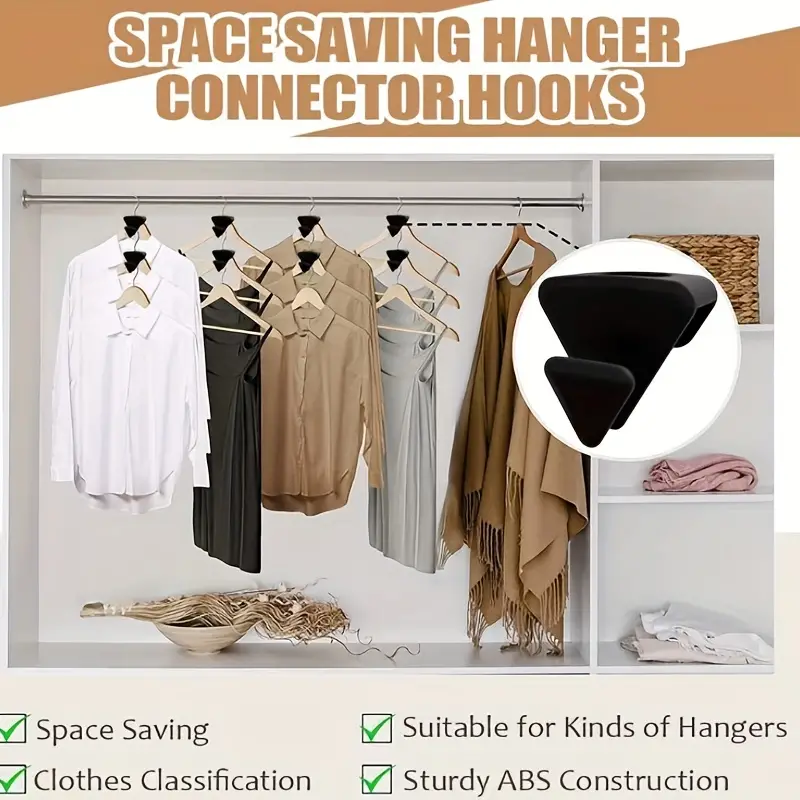 Ruby Space Triangle Hangers: Free Up To 3x More Closet Space - Temu